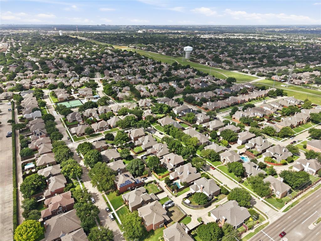 Aerial view of Stonewood Glen and surrounding Plano