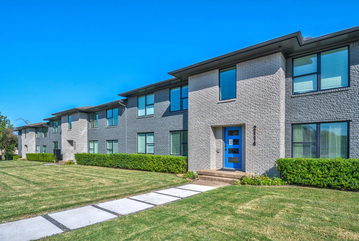 Exterior of the Tucker Street apartment community in Dallas